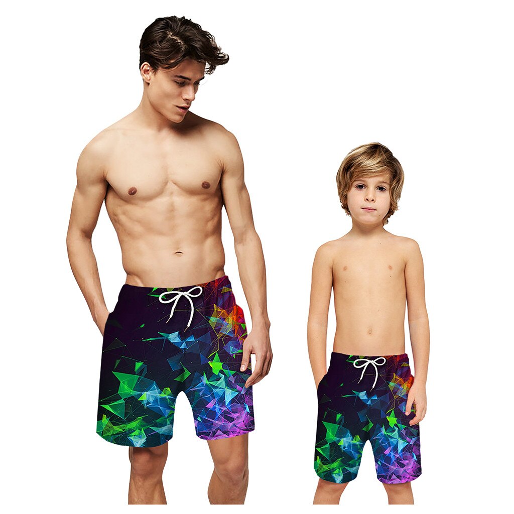 Boys Kids Children Swim Shorts Pants 3D Print Swim Swimwear Beach Shorts Pants QuickDry Swimtrunk Summer Clothing #325