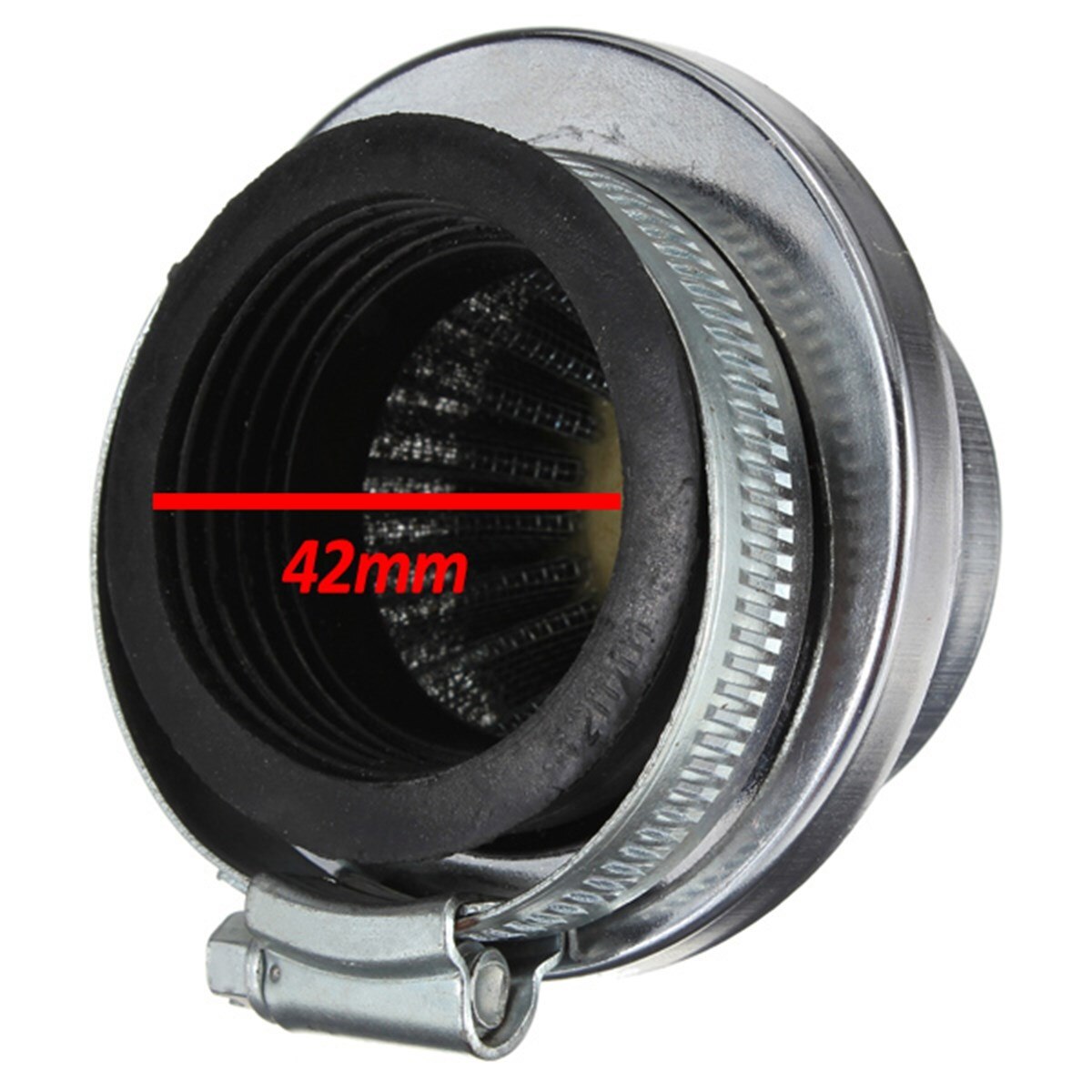 42mm Luchtfilter Cleaner Universele Atv Quad Dirt Pit Bikes Onderdelen Gaas 250cc