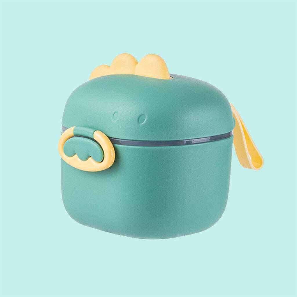 Baby Formula Dispenser with Scale Containers Milk Powder Dispenser for Baby: Small Green