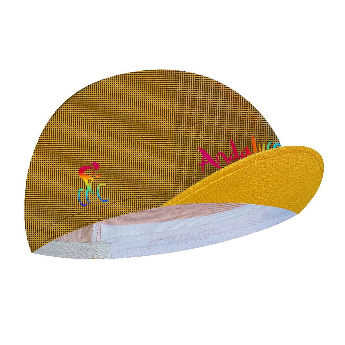 Gorra de Ciclismo Retro de Andalucía para hombre y mujer, gorro transpirable clásico, color azul, 2022: Cycling Caps 3