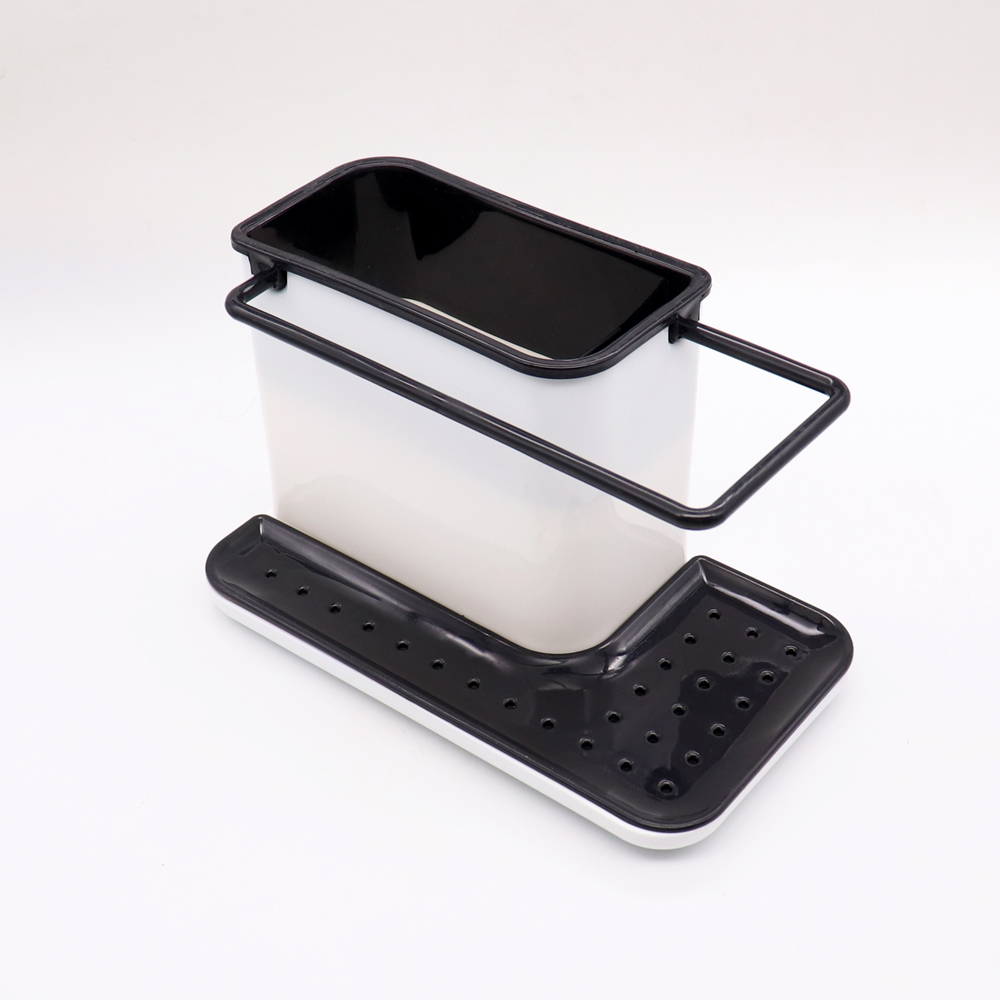 Plastic Racks Organizer Caddy Storage Kitchen Sink Utensils Holders Drainer Integrated Drainer Good Kitchen Tool
