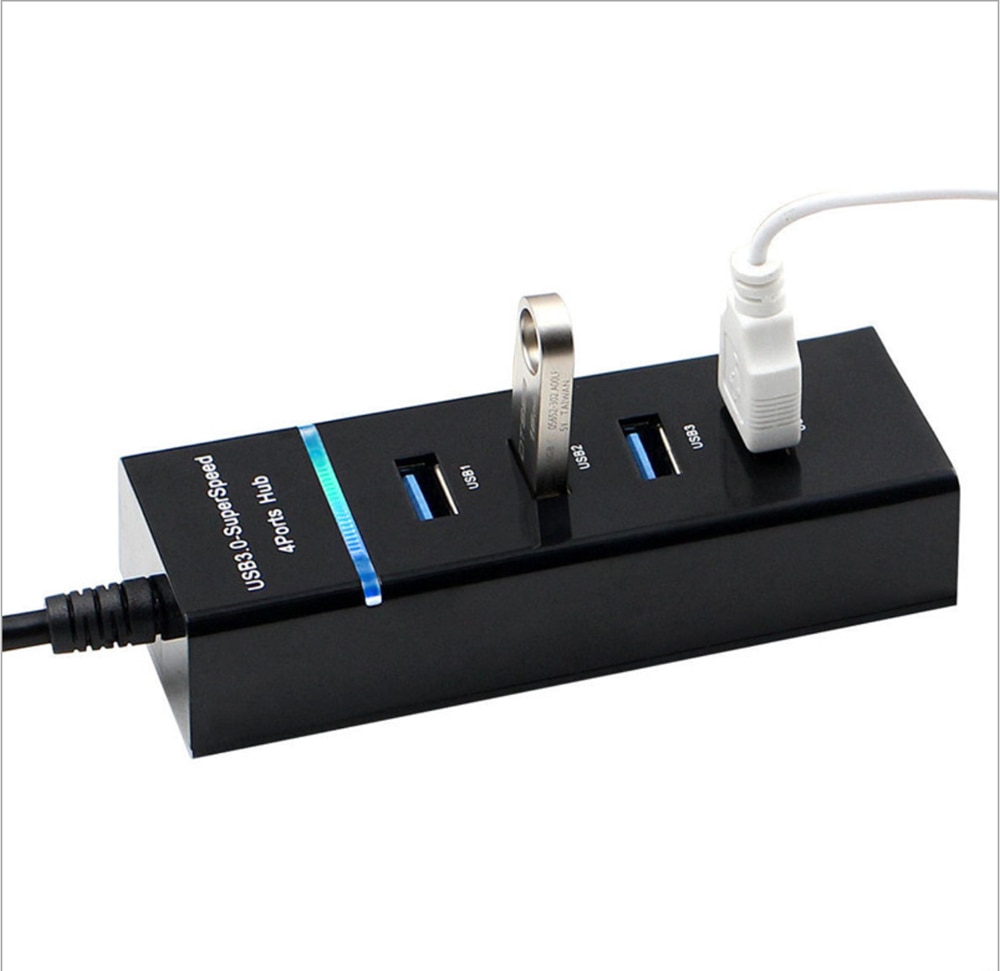 Car Android Multimedia Computer Distributor One for Four Expansion 3.0 USB Distributor High Speed ​​USB 4 Port HUB Hub