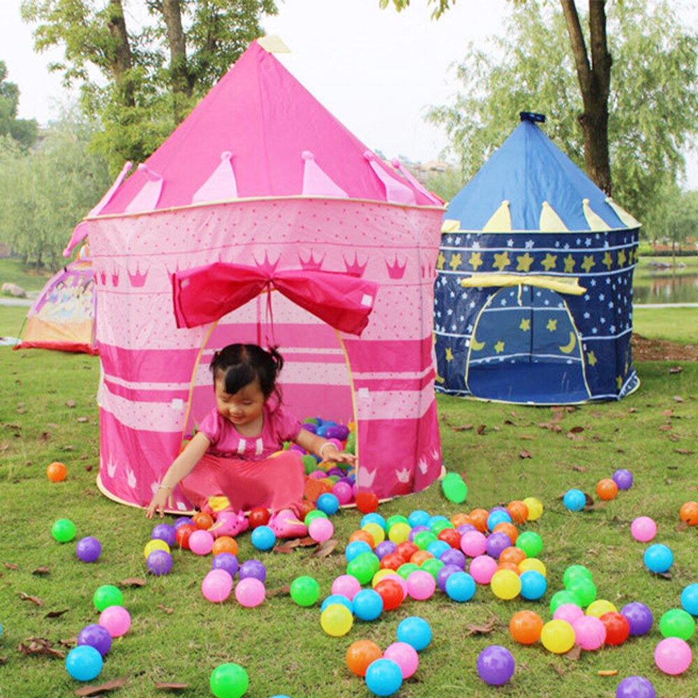 Kids Tent Ball Pool Infant Children Games Play Tent House Teepee Princess Castle Funny Interesting Playhouse Room Christmas