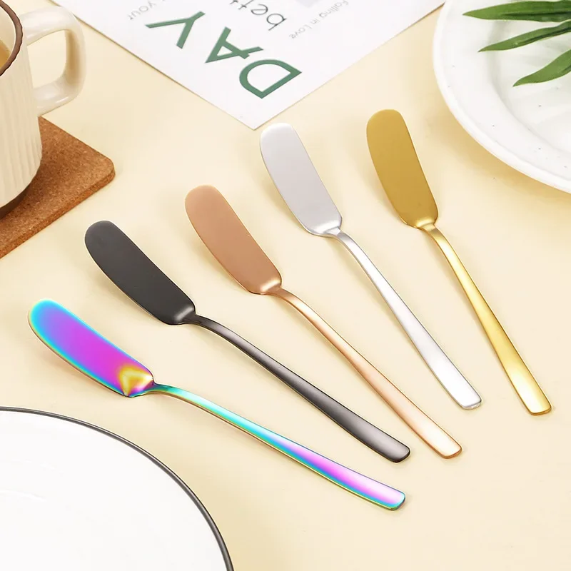 Butter Knife Stainless Steel Cheese Tools Cheese Dessert Jam Knifes Toast Wipe Cream Bread Cheese Cutter Kitchen Tools