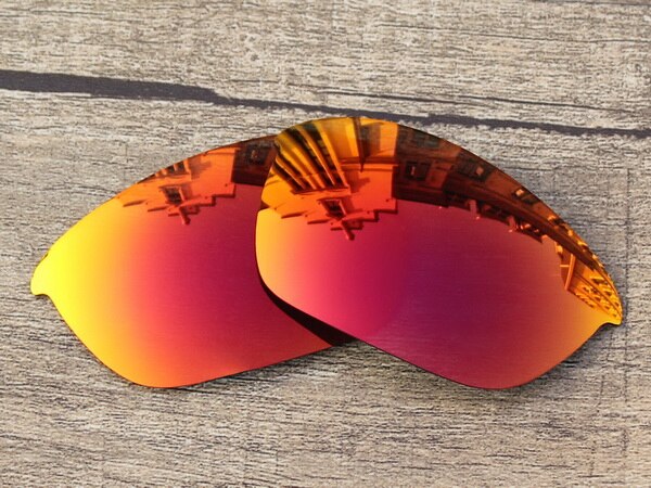 Vonxyz lentes de substituição para jaqueta oakley half jacket 2.0, lentes polarizadas para substituição, 20 + cores: Ruby Mirror
