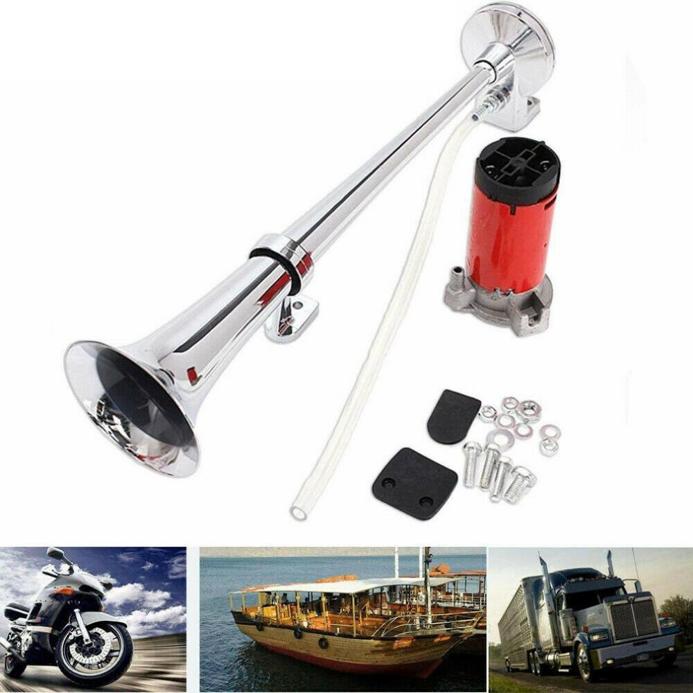 150DB Auto Horn Super Luid 12V Enkele Trompet Luchthoorn Compressor Voor Auto Vrachtwagen Boot Trein Hoorn Hooter Voor auto Sound Signaal