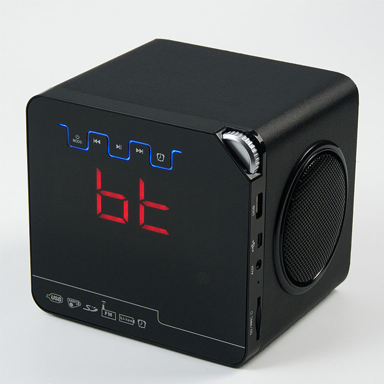 Telefon Fernbedienung Wecker Holz Bluetooth Lautsprecher Drahtlose Mp3 FM Radio Schreibtisch Uhr Heimat Büro Dekor hoch-Ende