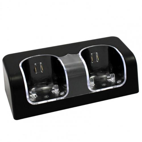 for Nintendo Wii Accessories Gamepad Charger Stand Charging Dock Station Game Console Accessory: black