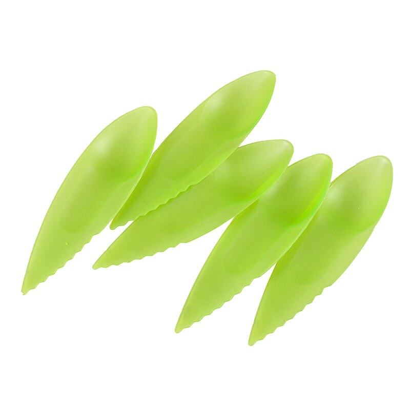 5 stk kiwi ske kiwi grave scoop køkkenværktøj skrællere scoop cutter slik farve plast grøntsag frugt kniv udskærer skræller cutter