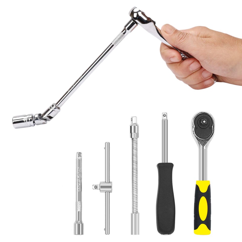 46pcs/set Wrench Socket Set Hardware Car Boat Motorcycle Repairing Tools Kit Multitool Hand Tools Car-Styling