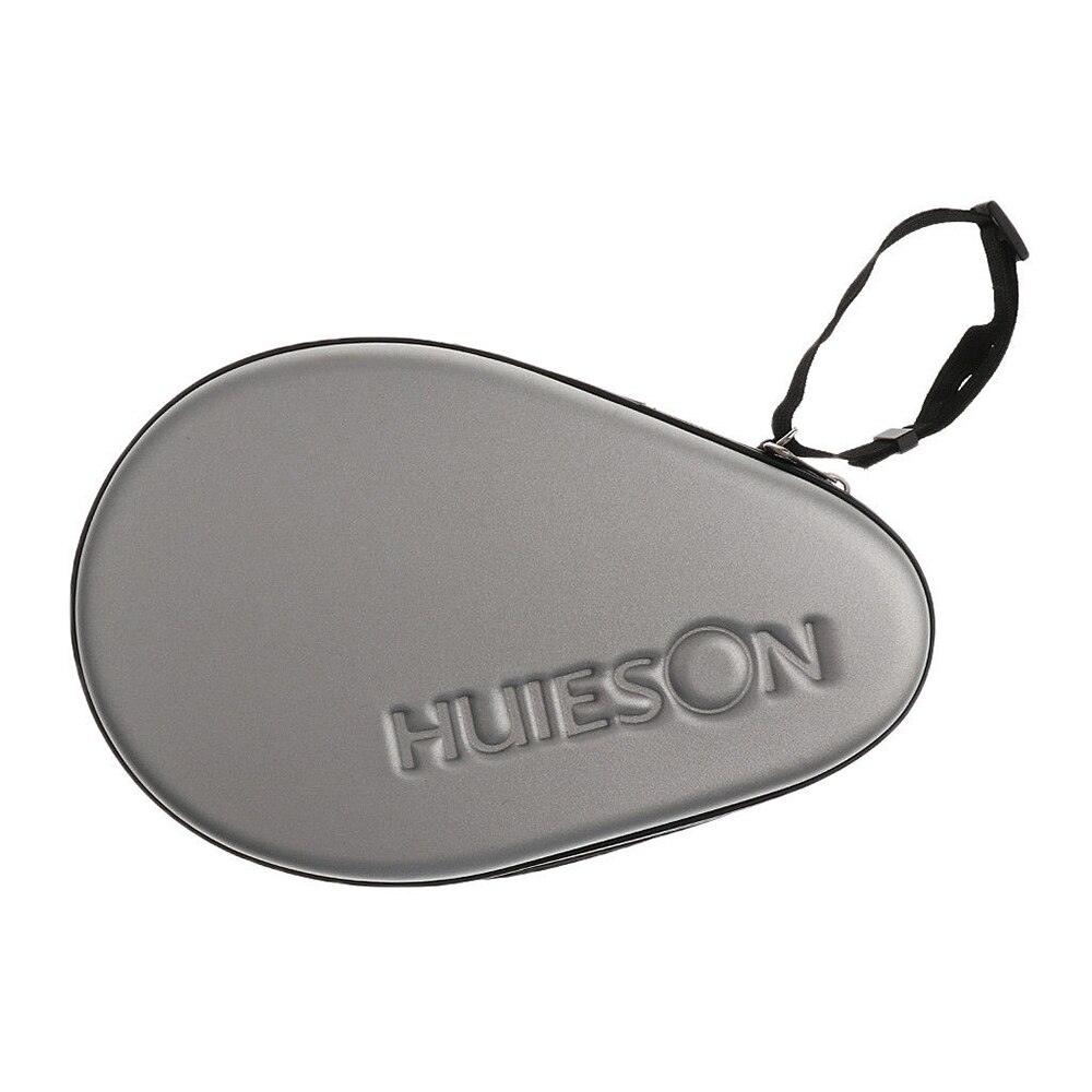 Portable Table Tennis Racket Hard Case Ping Pong Bat Bag Cover Hold 2 Paddles
