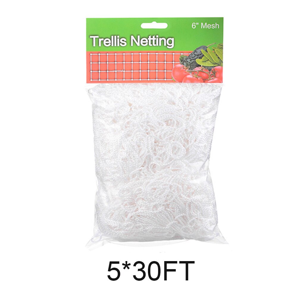 Hydrocultuur tuin vierkante ondersteuning polyester accessoires gaas trellis netten fruit groenten klimplanten komkommer plant klimnet