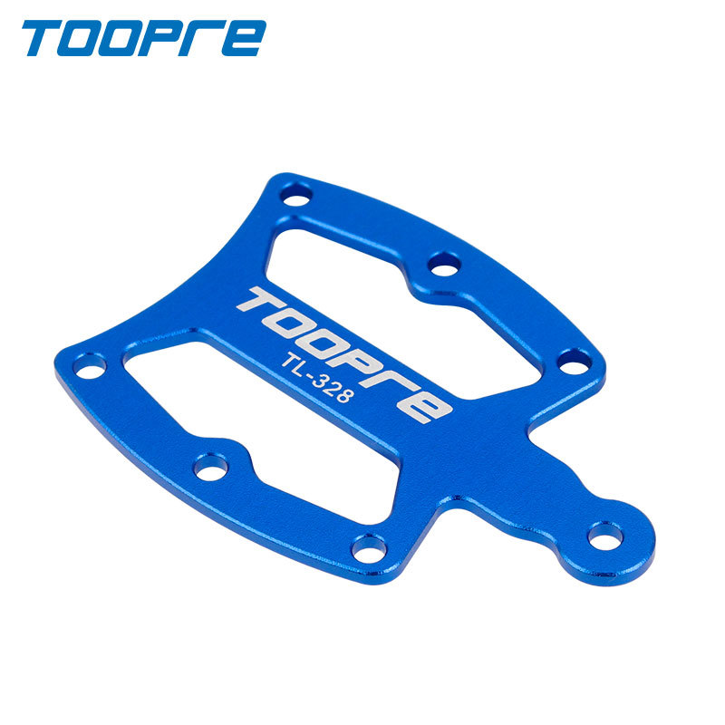 TOOPRE MTB eng weit Single Chainring Verschleißmessgerät aus Aluminiumlegierung für Single-Geschwindigkeit-Kurbelsätze