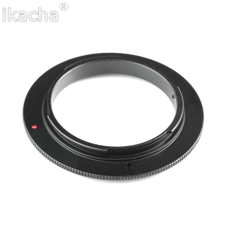 Caméra Macro objectif adaptateur inverse Protection Set pour Canon EOS 60D 70D 80D 600D 700D 750D 800D 1200D 100D 58mm filtre UV
