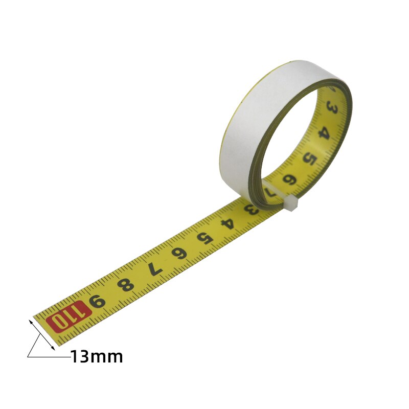 Miter Track Tape Measure Self-Adhesive Measuring Tape Steel Ruler Durable Wear-Resistan T-track Router Table Measuring Tools