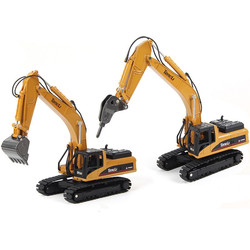 In Lega di alta Simulazione Giocattoli 1:50 Bilancia Die-cast Modello Idraulico Navvy Loader Bulldozer Ingegneria Macchina di Costruzione I Regali Dei Ragazzi: Excavator Demolition