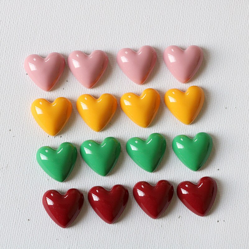 10PCS Love Heart Cute Mini Magnets 18mm Small Refrigerator Magnet Photo Wall Souvenir Magnetic Stickers For Fridge