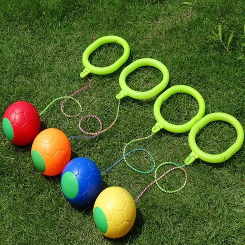 1Pcs Kip Bal Outdoor Fun Sport Speelgoed Klassieke Skipping Speelgoed Oefening Coördinatie En Kracht Reactie Training Swing Bal