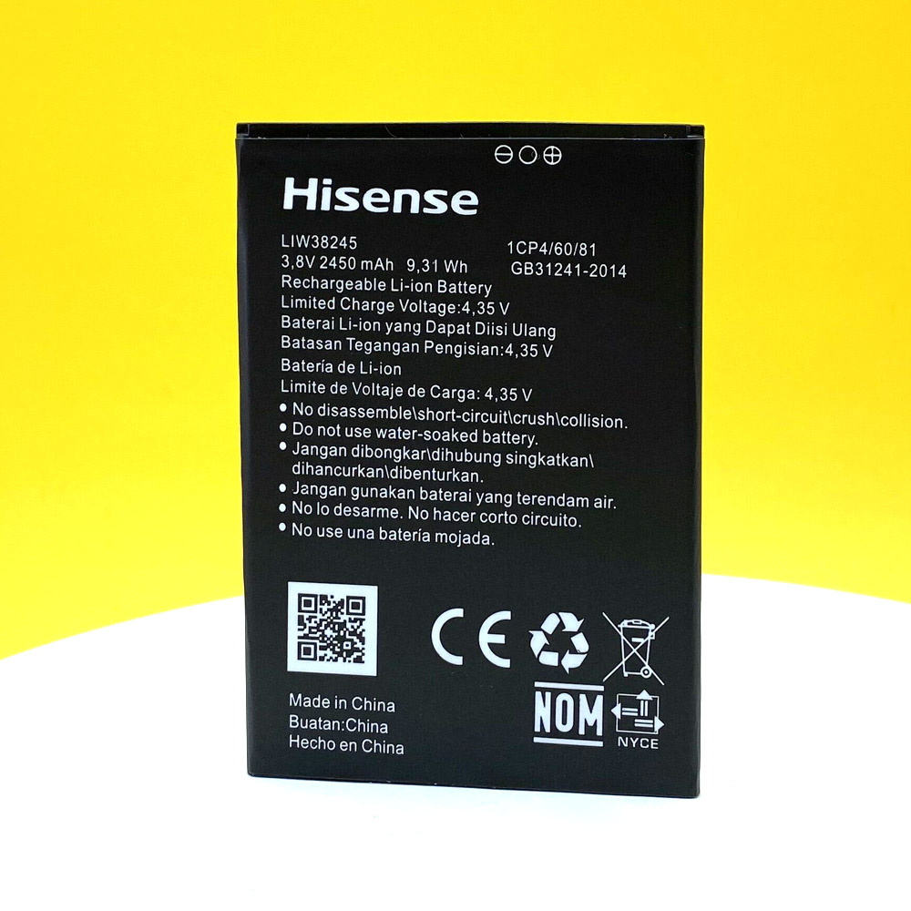 Batterie LIW38245 2450mAh pour smartphone Hisense Infinity F17 Pro F16, de , originale, nouveauté