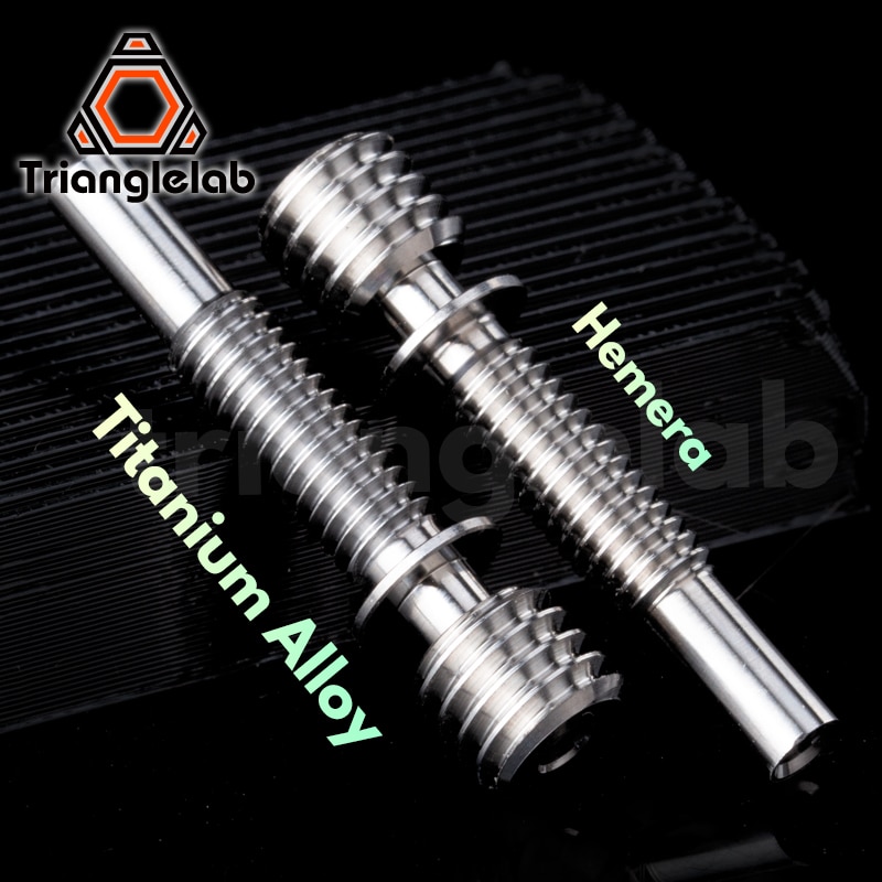 Trianglelab Titanium Legering Hemera Hotend Heatbreak Hemera V6 Hotend Hemera Warmte Breken Hemera Heatsink Speciale Productie