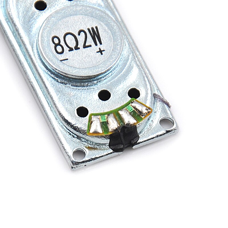 2pcs Mini Audio Portable Speaker Unit 20*40MM 8ohm 2W Speaker Accessories Notebook Speaker Square DIY Computer Speaker