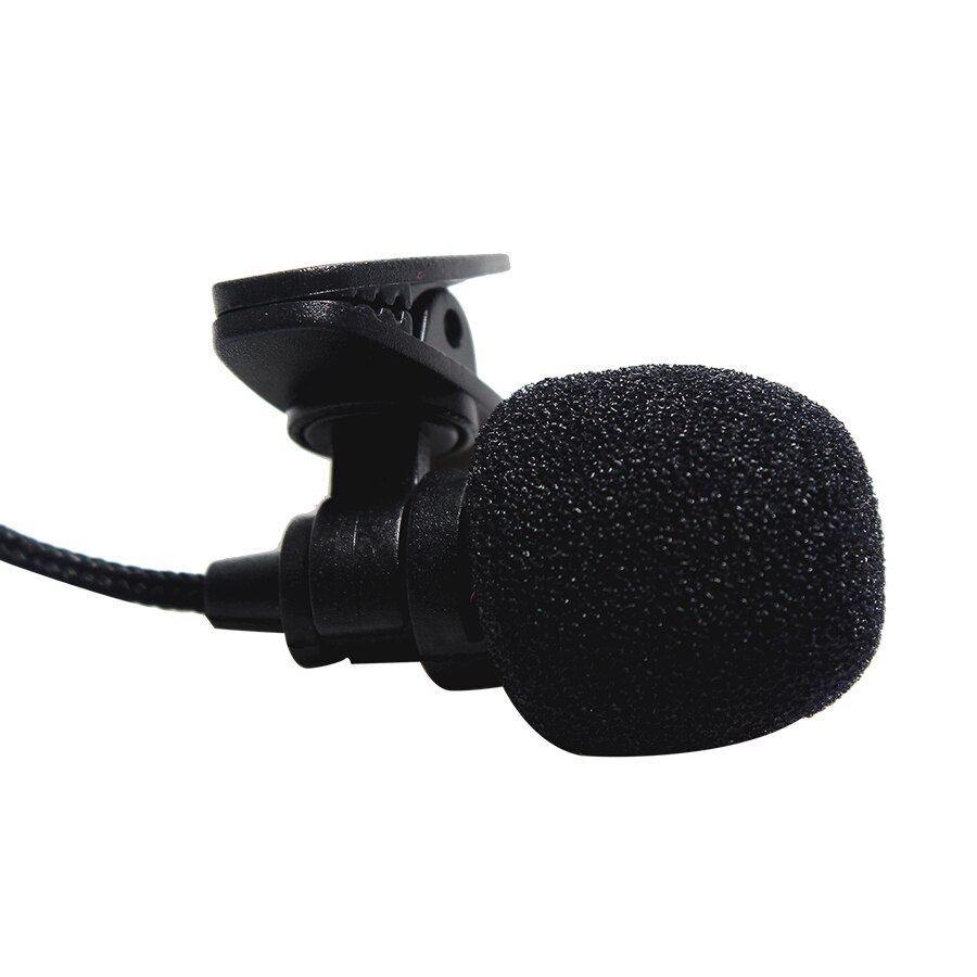 3.5mm Jack Lavalier Microphone Mini Portable Microphone Universial Clip-On for Lecture Teaching Conference Guide Studio Mic