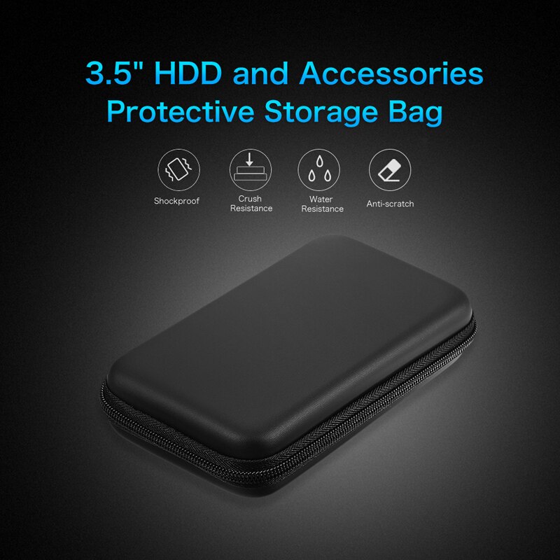 Auricolare Caso Duro Borsa della Cuffia per Airpods Earpods orecchio pad Senza Fili di Bluetooth del Trasduttore Auricolare Accumulatori E Caricabatterie Di Riserva USB CAVO del Caricatore di Caso Nero