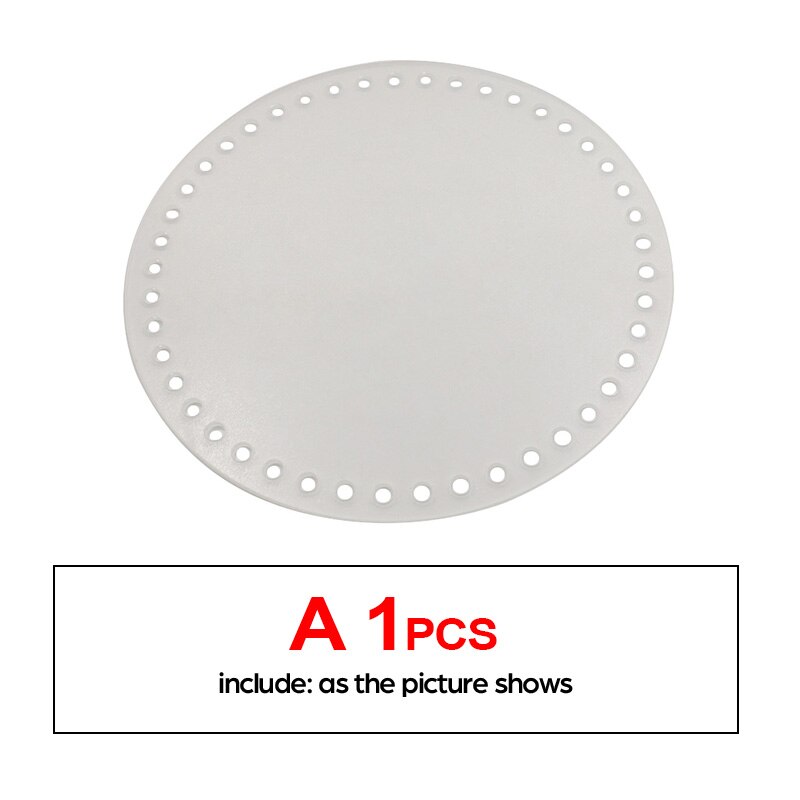 18cm Round Plexiglass Acrylic Sheet for Knitted Bag Cloth Yarn DIY Weave Bag Accessories Handmade 45 holes Crochet Bag 2mm Thick: Type A