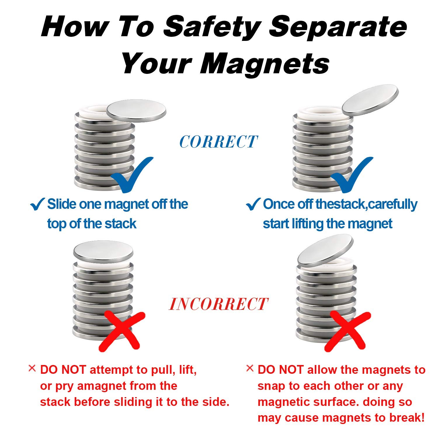 10 x 3 mm starke Magnete, 20 Stück starke Magnete, robuste Neodym-Scheibenmagnete mit doppelseitigem Kleber für Büromagnete