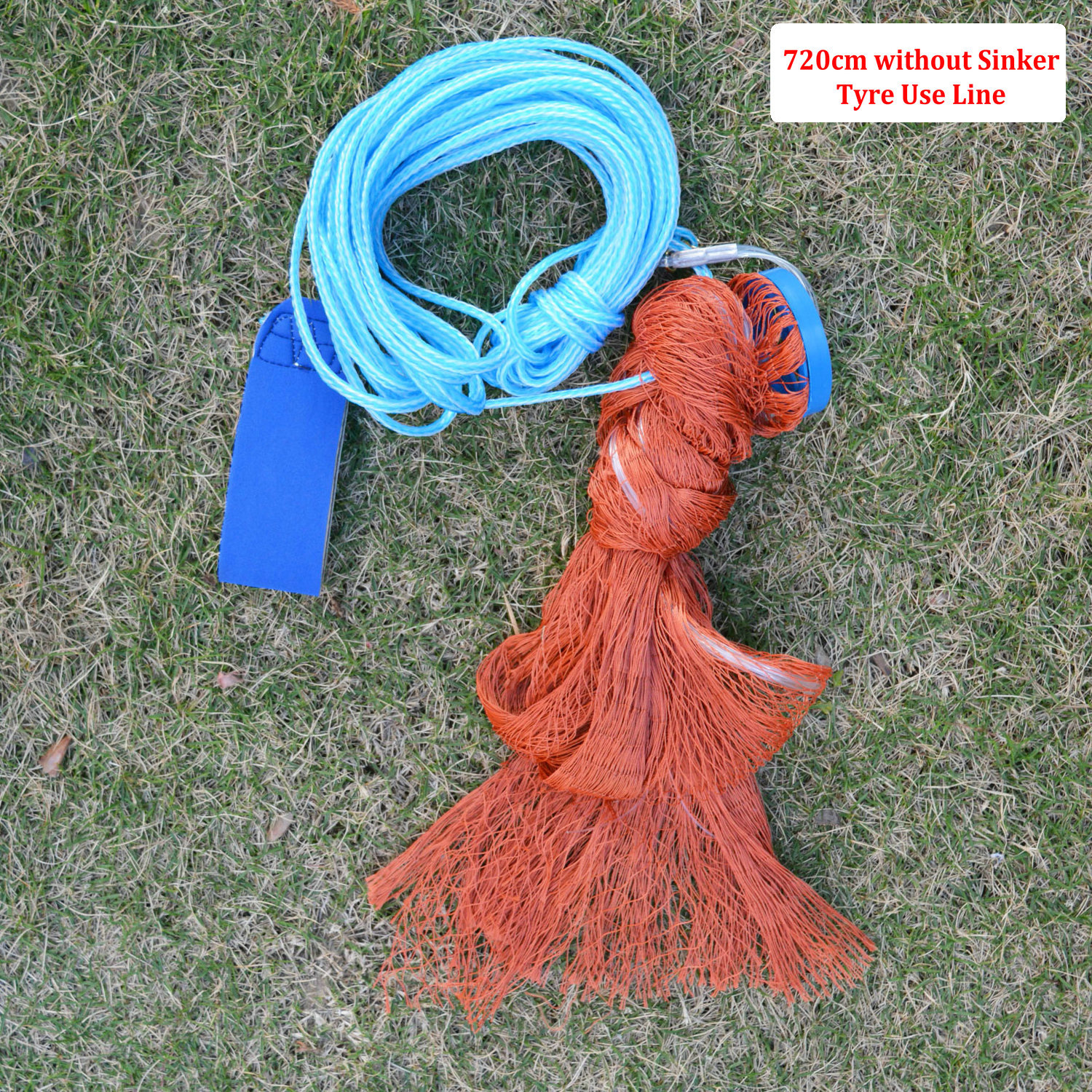 XC LOHAS USA Style Cast Network Fishing Net With Sinker And Without Sinker Sports Hand Throw Net Small Mesh Cast Net 2.4M-7.2M: 720cm without sinker