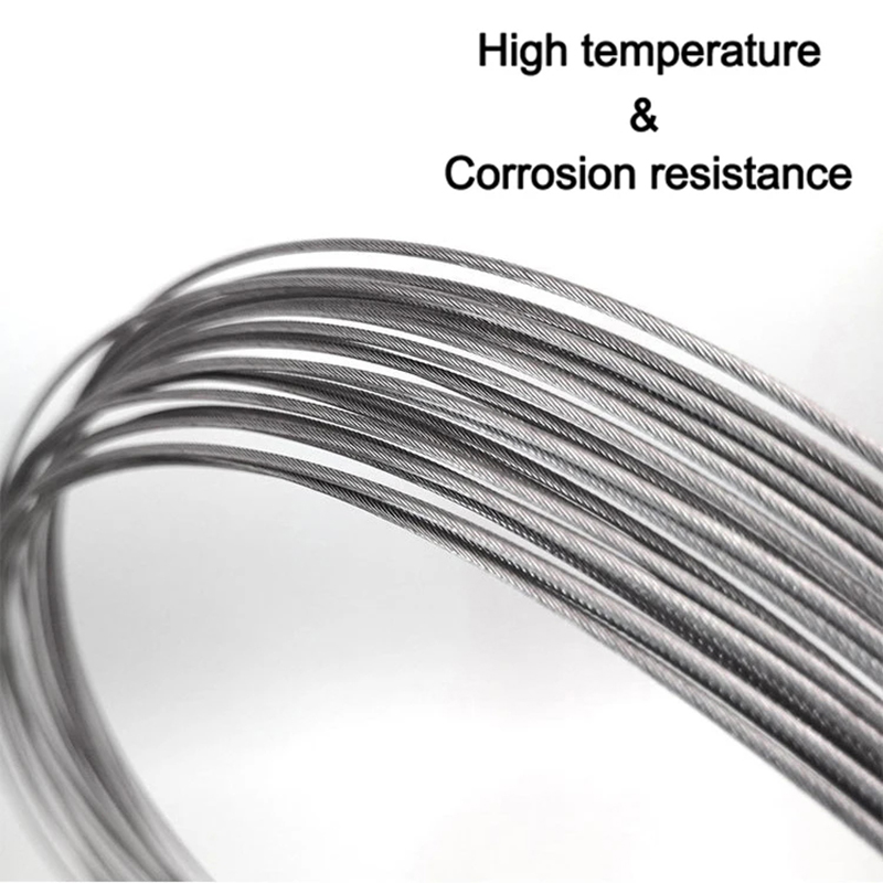 5pc cavi freno bici cavo cambio freno in acciaio inox filo freno bicicletta da montagna cavo interno deragliatore linea accessori bici