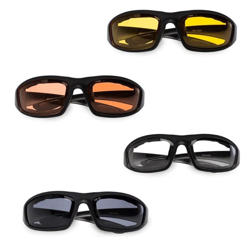 Universele ski-motorbril met glazen lens, retro motorbril, vintage beschermende offroad-bril