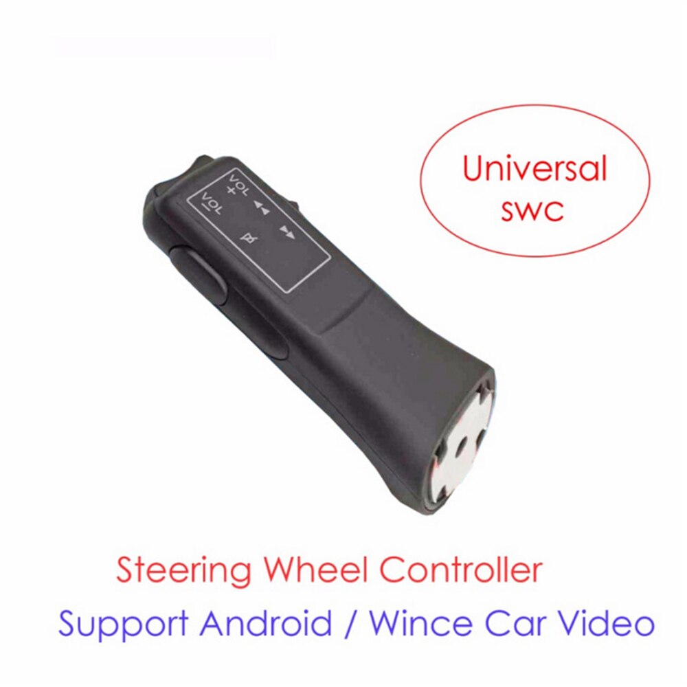 1x Remote Control Black Universal Car Stalk Button Radio Navigation DVD