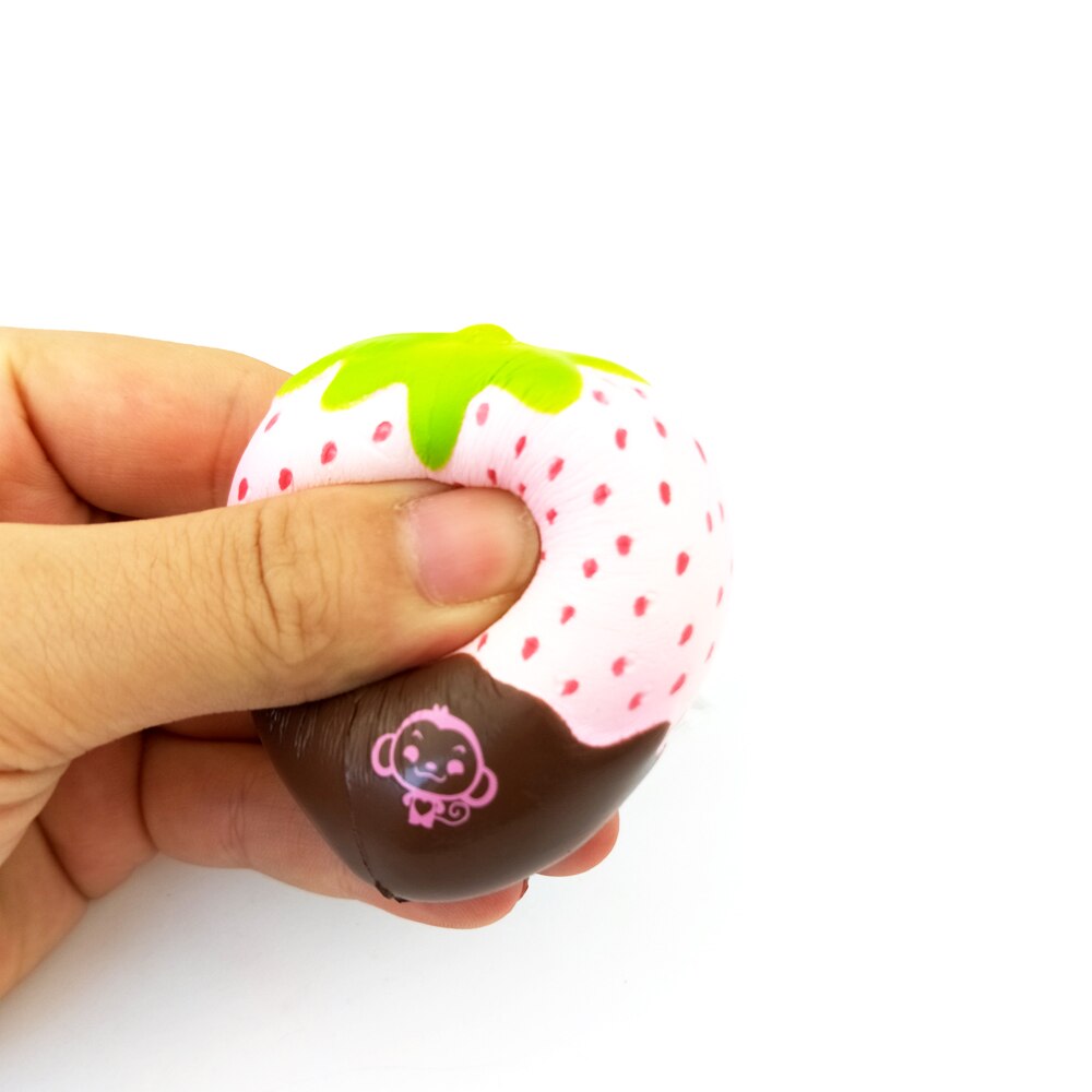 Punimaru Squishy Mini Strawberry Scented Squeeze Toy Slowly Rebound Release Pressure Cake Bread Fruits Anti-stresstoy Kids