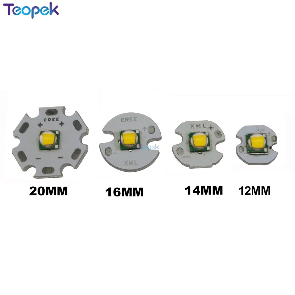 CREE XML2 LED XM-L2 T6 10W WEIß neutral Weiß Warmweiß hoch Energie LED-Emitter mit 16mm 20mm PCB Für Taschenlampe