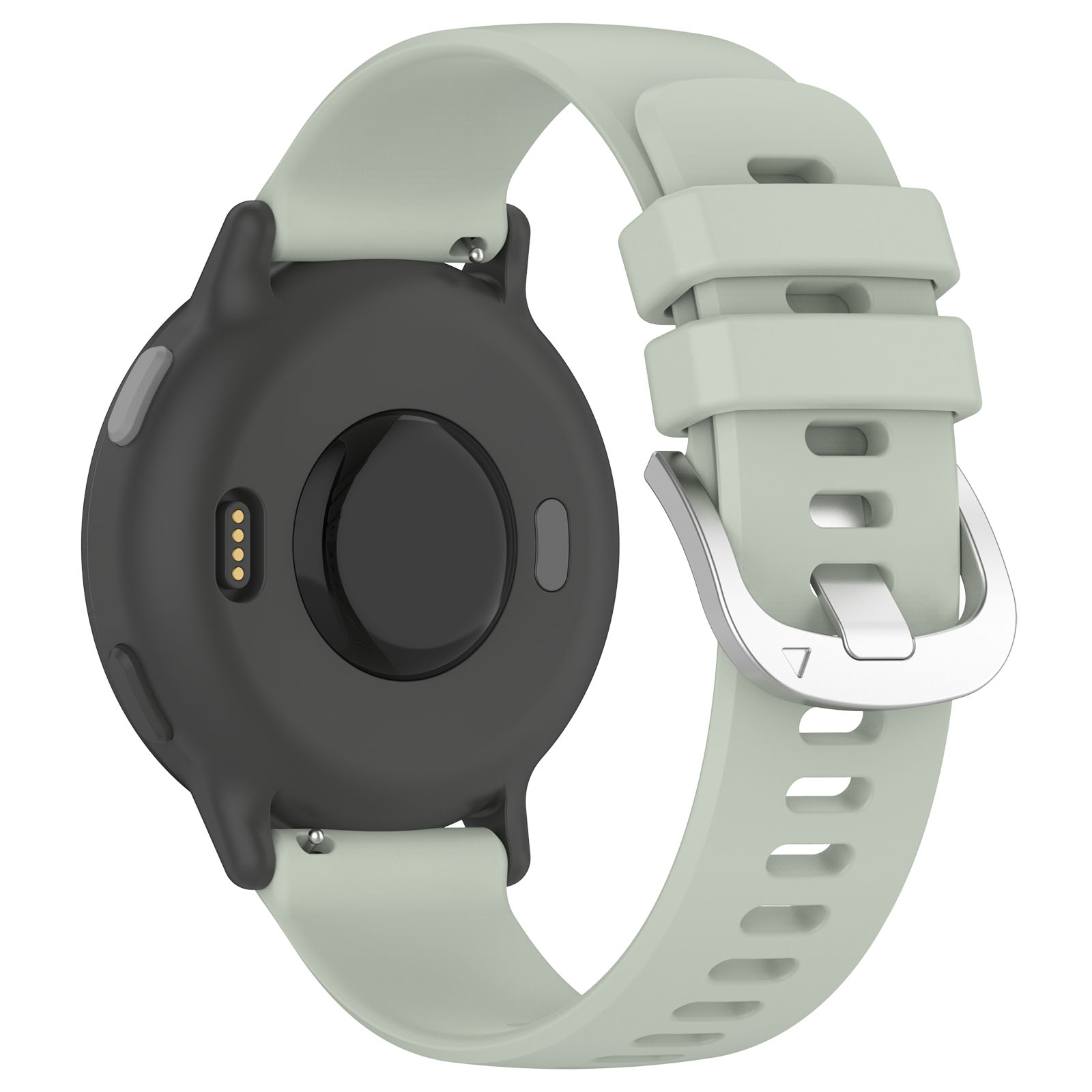 Correa de liberación rápida de 20mm y 22mm para Garmin Forerunner 165 Music 265 255 245 645 55/Vivoactive 5 4/Venu 3, correa de silicona de repuesto: Beige / 12 mm