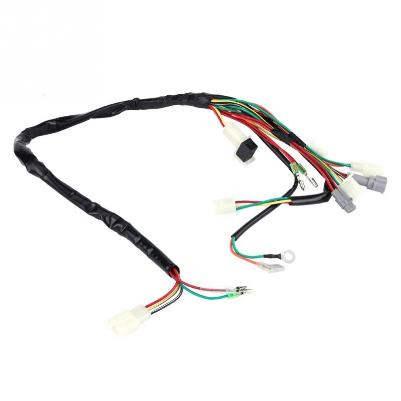 Motorcycle Replacement Wire Wiring Harness Assembly for Yamaha PW50 Car-styling Wire Harness Motor Accessories car wires