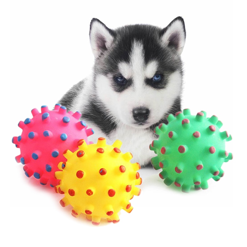 1pcs Pet Dog Toys Cat Self-excited Toy Plastic Ball Interactive Cat Training Toys Cat Toy Pet Product Random Color