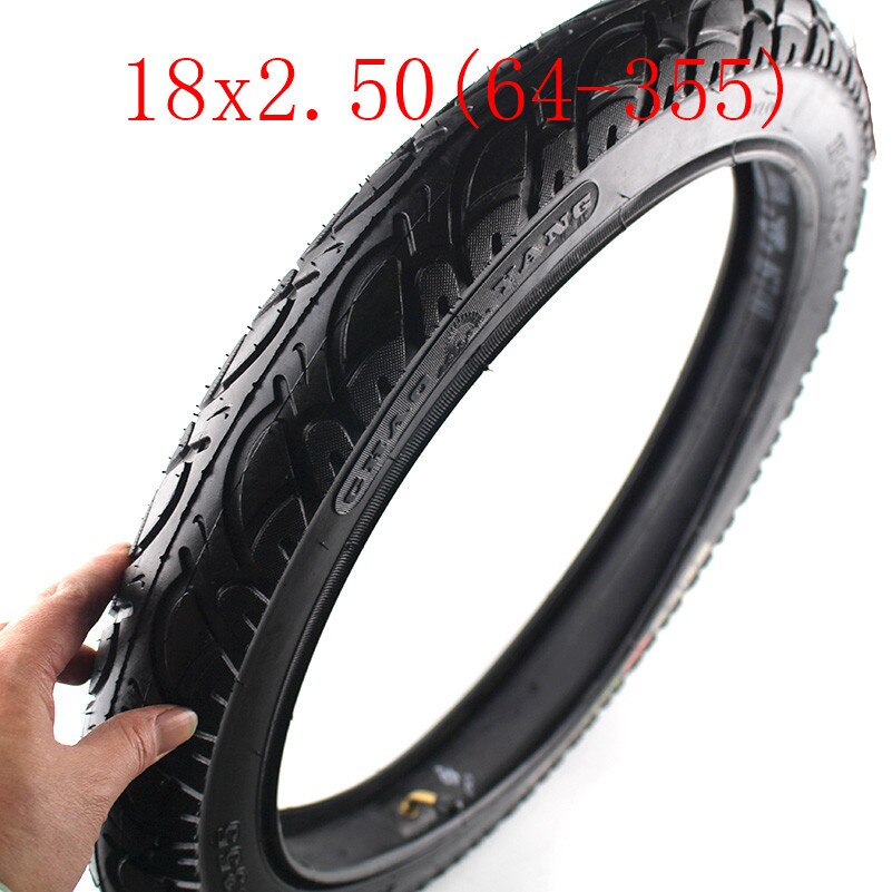Newest 18x2.50(64-355) Tire Inner Tube 18 Inch Electric Bicycle Tire Fits Electric Motorcycle Battery Tricycle 18*2.5 Tube Tyre