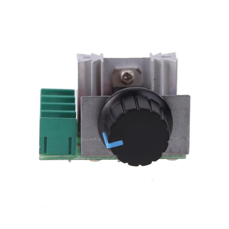 JZK AC 50V-220V 2000W thyristor SCR spanningsregelaar Module Spanningstransformator Toerentalregelaars met knop en draad, krachtige elektronische snelheidsregelaar, lichtdimmer, temperatuurregelaar