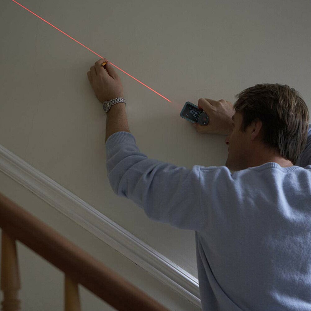 Measuring Digital Electrical Portable Tool Data Backlight LCD Display Tape Handheld Distance Meter Range Finder Accurate