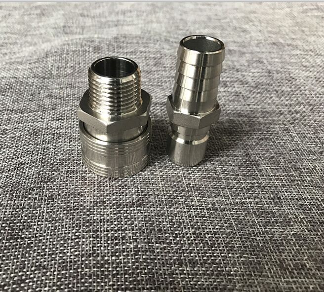 homebrew Hoge Flow Rvs Quick Disconnect 5/8 "Slangtule Set, Homebrew Fitting, Brewer Hardware: type 2
