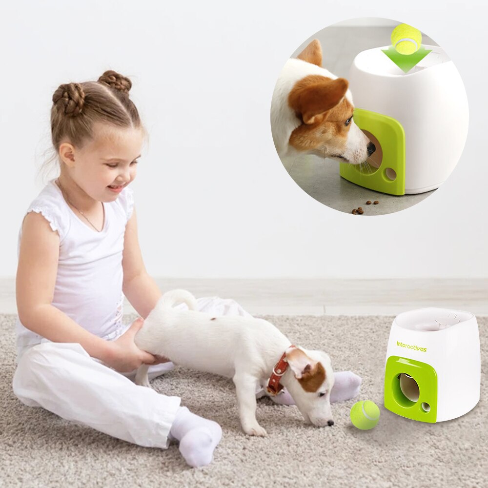 Hond Huisdier Speelgoed Automatische Bal Launcher Apparaat Oefening Hond Tennis Gooien Machine Hond Speelgoed Training Huisdier Interactieve Beloning Speelgoed