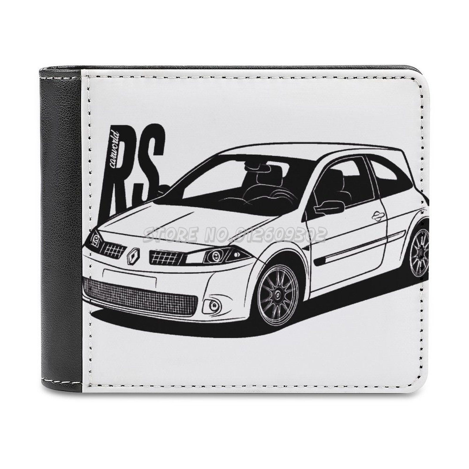 Megane RS MK2 Ph1 Best Shirt Design portafoglio uomo portafoglio in pelle porta carte di credito portafoglio corto Sport Rs Megane Ph1 Mk2: Default Title