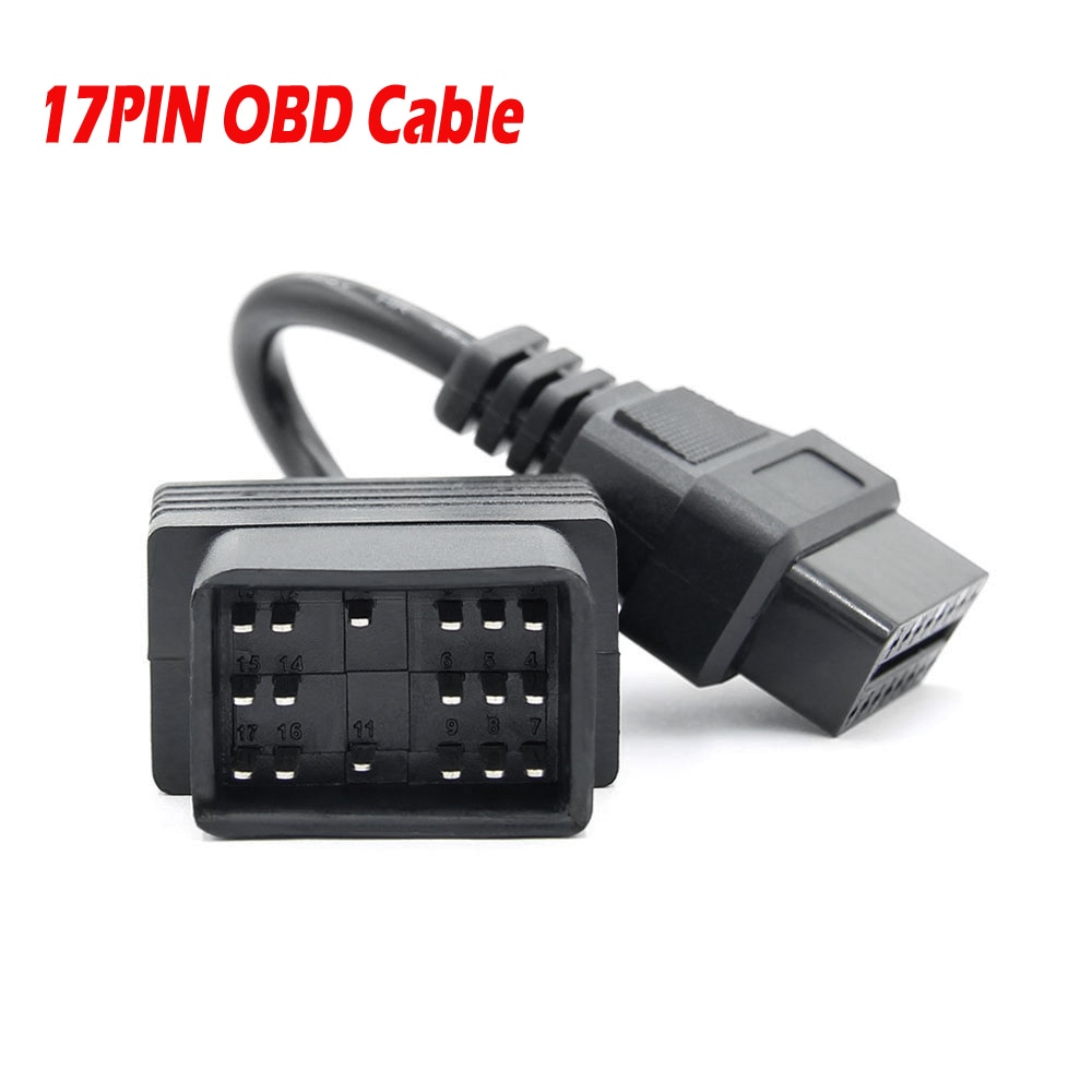 OBD2 Kabel Adapter Voor Toyota 17Pin Male Naar 16Pin Vrouwelijke Obd Adapter Aan Obdii Connector Voor Toyota 22 Pin ODB2 kabel Voor Toyota