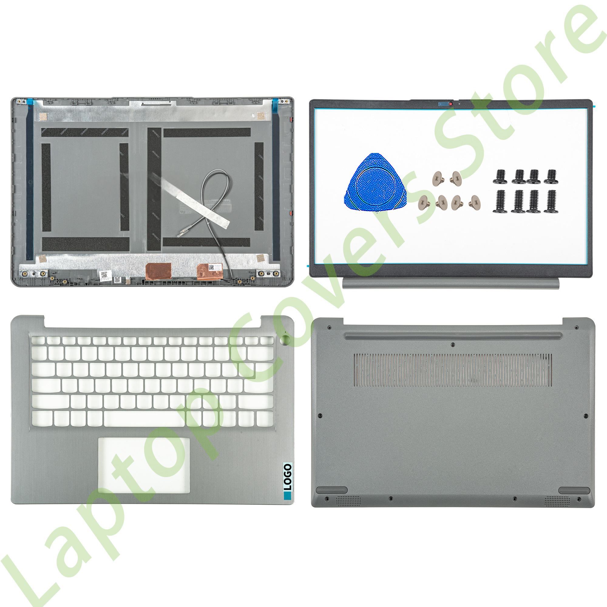 Case For Ideapad 3 15ALC6 15ADA6 3-15ITL6 Back Cover Bezel Palmrest Bottom case Touchpad Parts Silver color Replacement: SKY BLUE