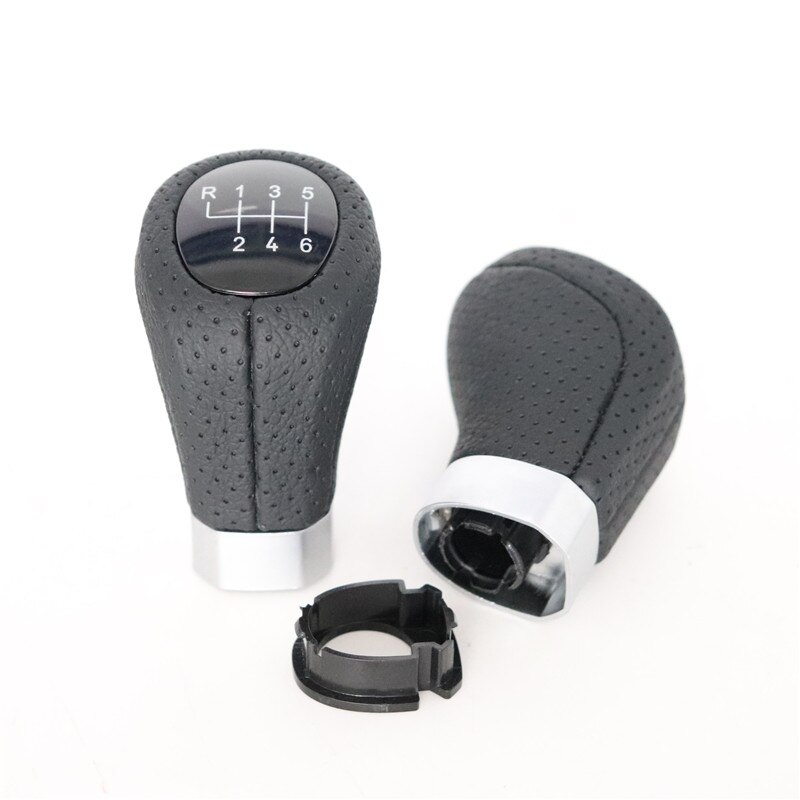 5 6 Speed Left Hand Driver Side Gear Shift Knob Head Stick Shifter Gearstick Gaiter Boot Cover Kit For BMW E81 E82 E87 E88M