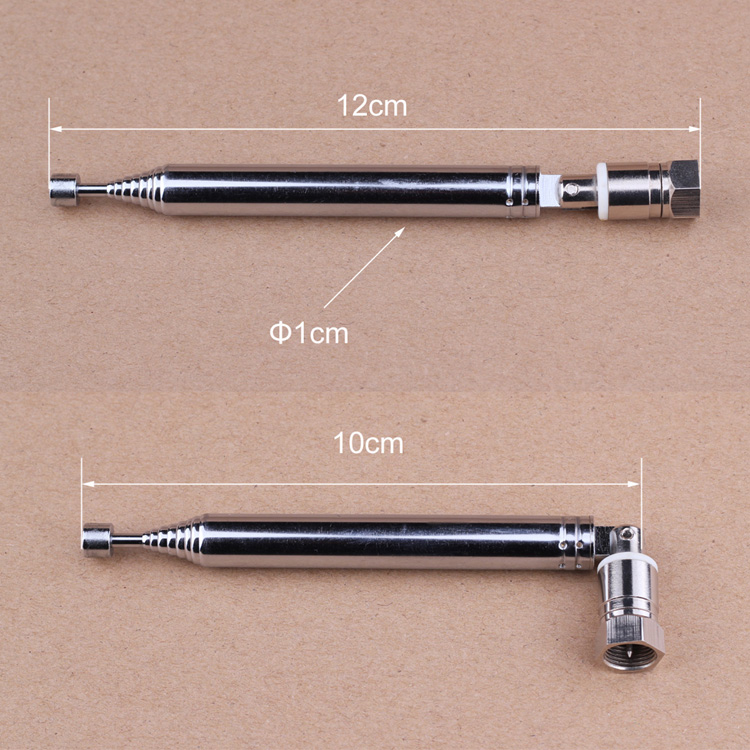 Replacement Pure F connection Telescopic Aerial Antenna Radio DAB FM 75 ohm Unbal Fit for all of the F connection