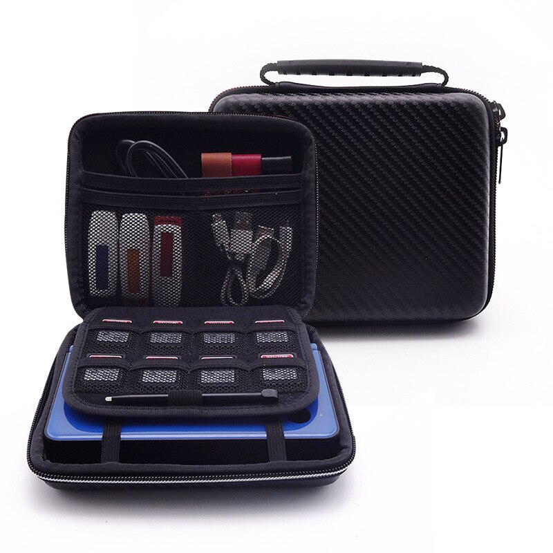 Coque rigide noire pour Nintendo 2DS, étui de protection de voyage