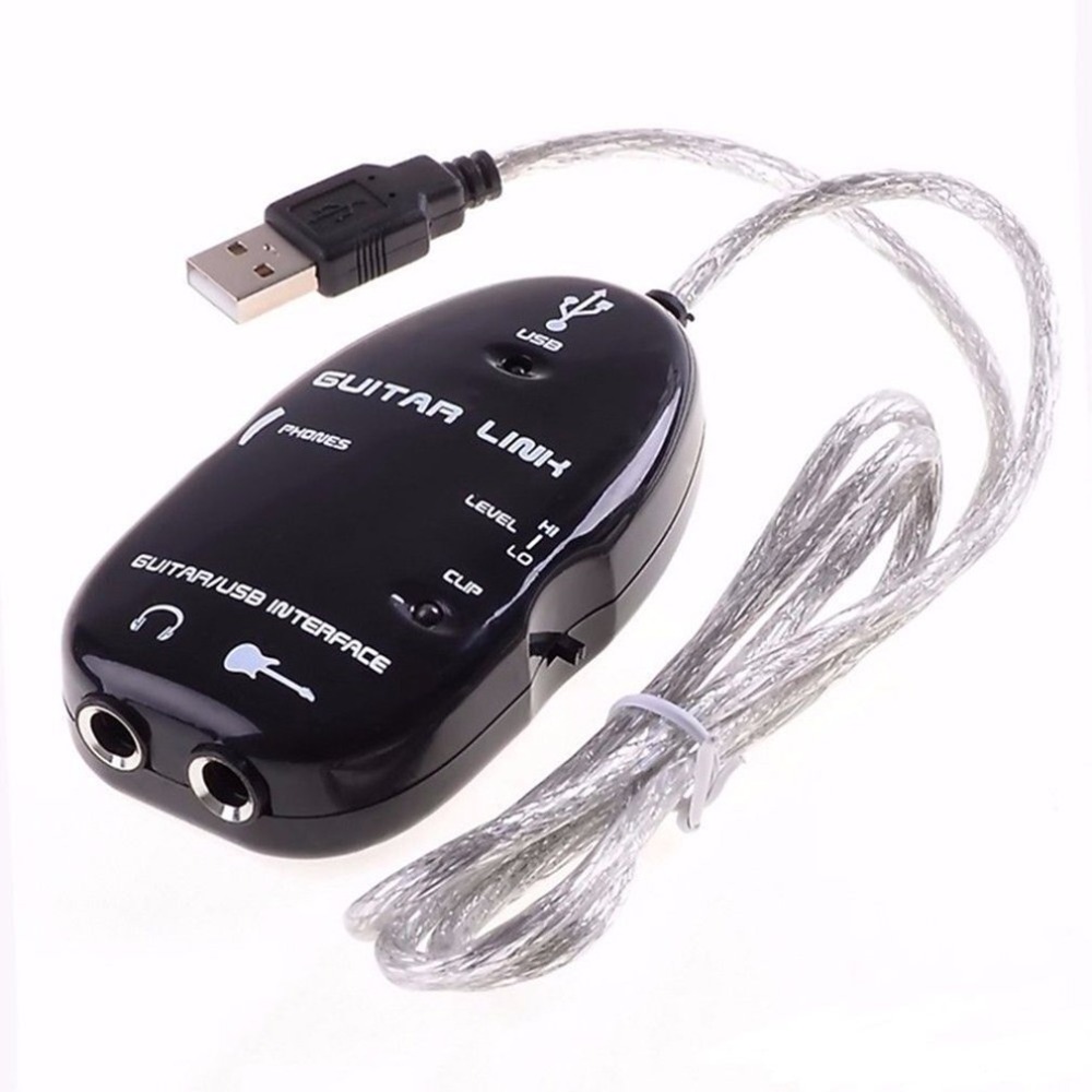 USB Gitaar Kabel Audio Link Interface Adapter voor Muziek USB Gitaar Link Opname Computer Versterker Kabel Accessoires Spelers